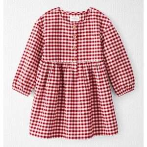 Toddler Organic Cotton Flannel Dress (Size 5T)